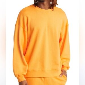 Elwood Vibrant orange oversized Crewneck Sweater for Men or women